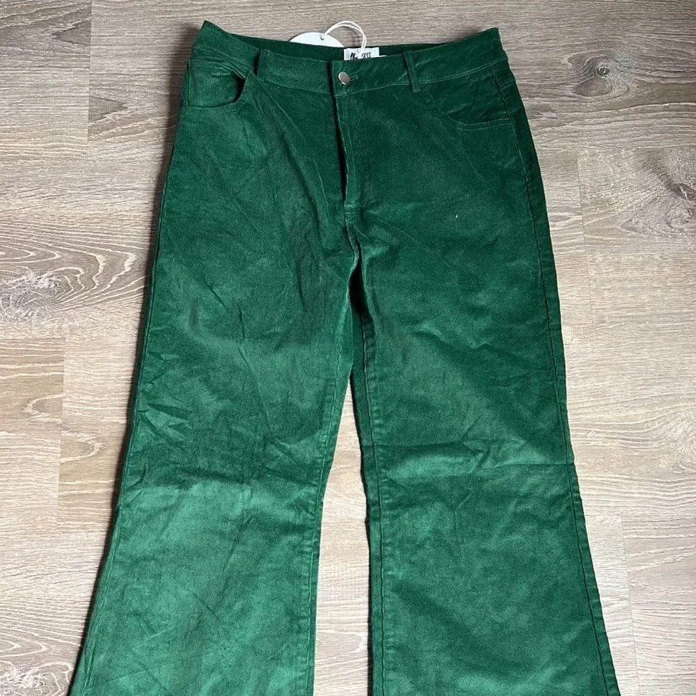 NEW Princess Polly NADIA PANTS GREEN - Picture 5 of 13
